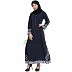 Navy Blue abaya- A-line style Navy Blue abaya- A-line style